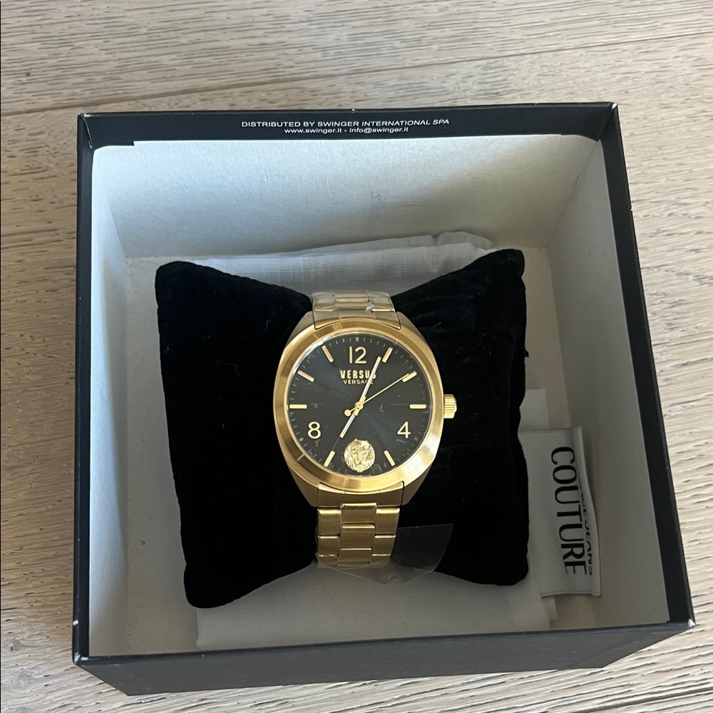 Versus Versace Men's Lexington Watch in Gold and Black